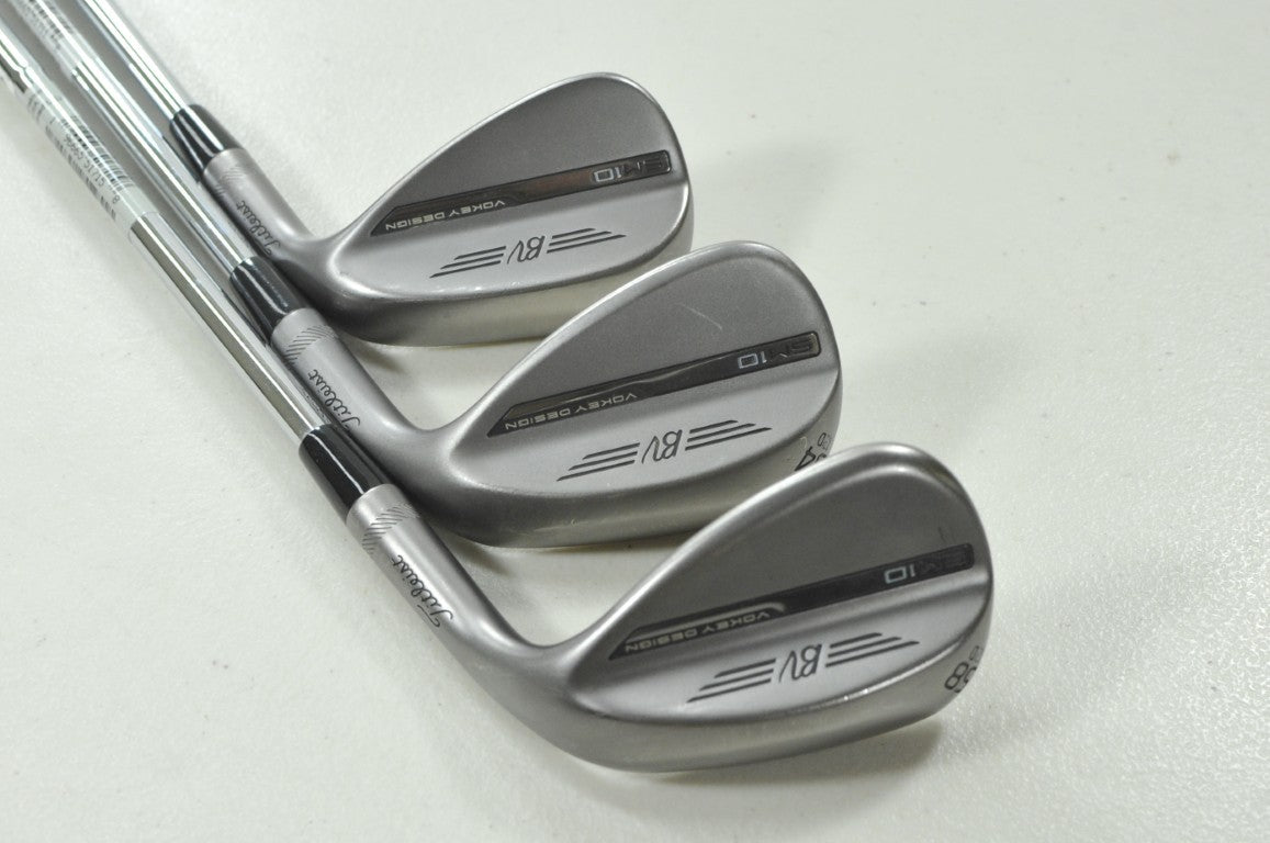 Titleist Vokey SM10 Nickel 48*, 54*, 58* Wedge Set RH Wedge Flex Steel # 210610