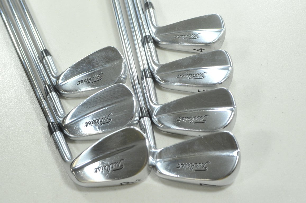 Titleist 620 MB 4-PW Iron Set X-Stiff Flex RH Project X Rifle 6.5 Steel # 210513