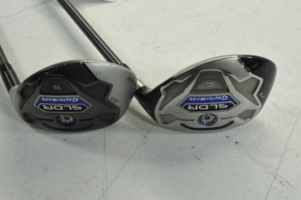 TaylorMade SLDR S 4 - 22* and SLDR C 5 - 24* Hybrid Set RH Senior Graphite # 181706 - Golf Club Brokers