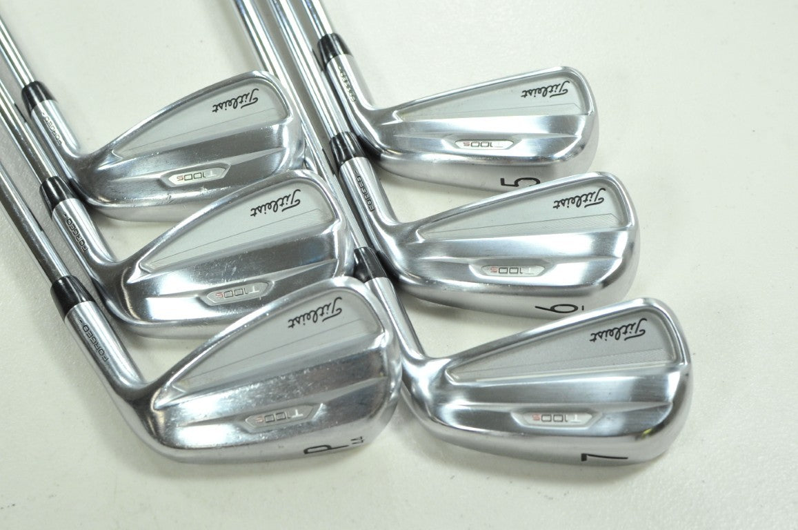 Titleist T100S 2021 5-PW Iron Set Regular Flex Right Project X LZ Steel # 201682