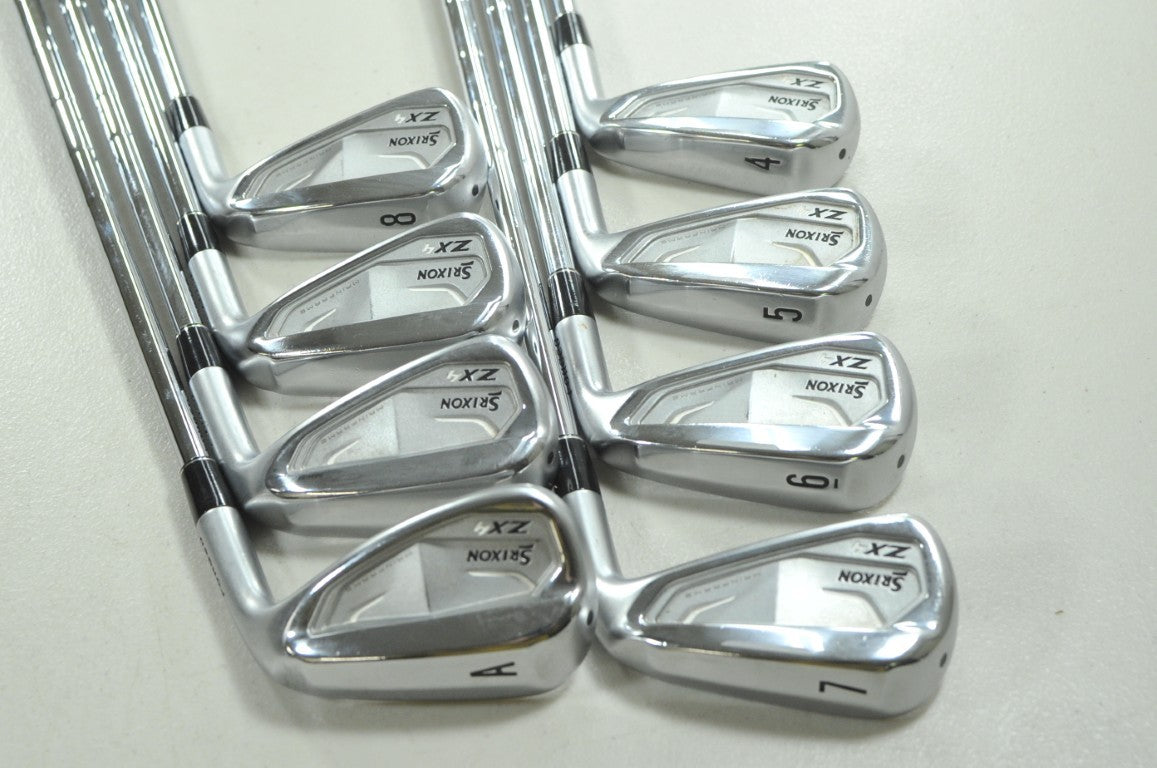 Srixon ZX4 MK II 4-PW,AW Iron Set Stiff Flex Right KBS Tour Lite Steel # 210243