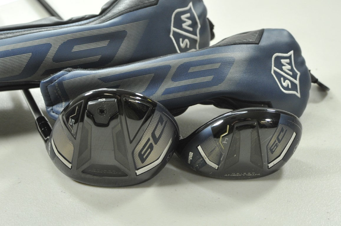 Wilson D9 5-18* Fairway Wood and 4-22* Hybrid Set Regular Flex Graphite # 209671