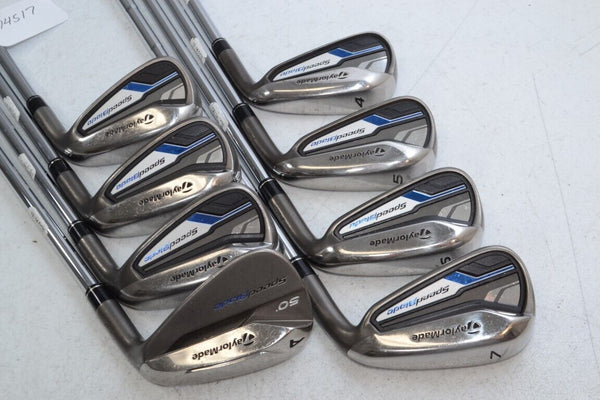 TaylorMade SpeedBlade 4-PW,AW Iron Set Right Uniflex Steel # 174517