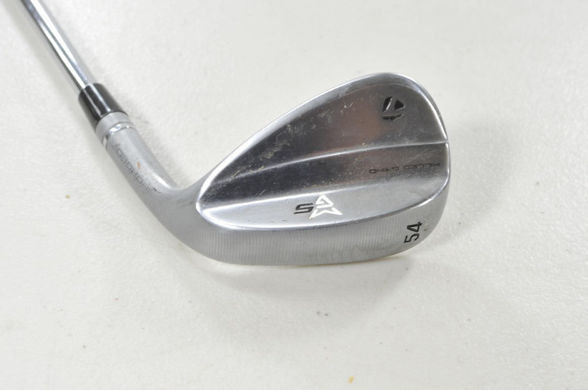 TaylorMade Milled Grind 5 Chrome 54*-12 Wedge Right NS Pro Stiff Steel # 217128