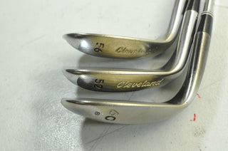 Cleveland CG12 Chrome 52*, 56*, 60* Wedge Set Right Steel # 183422