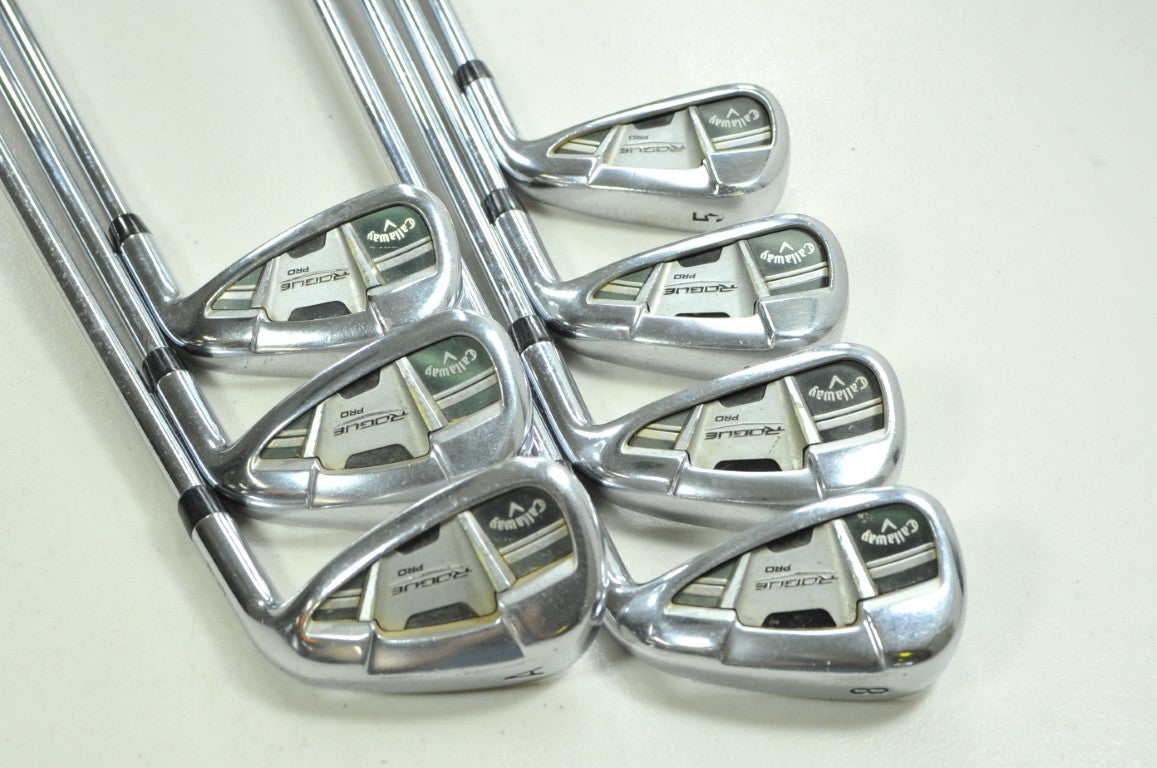 Callaway Rogue Pro 5-PW,AW Iron Set Regular Flex Right XP 105 ST15 Steel #202750