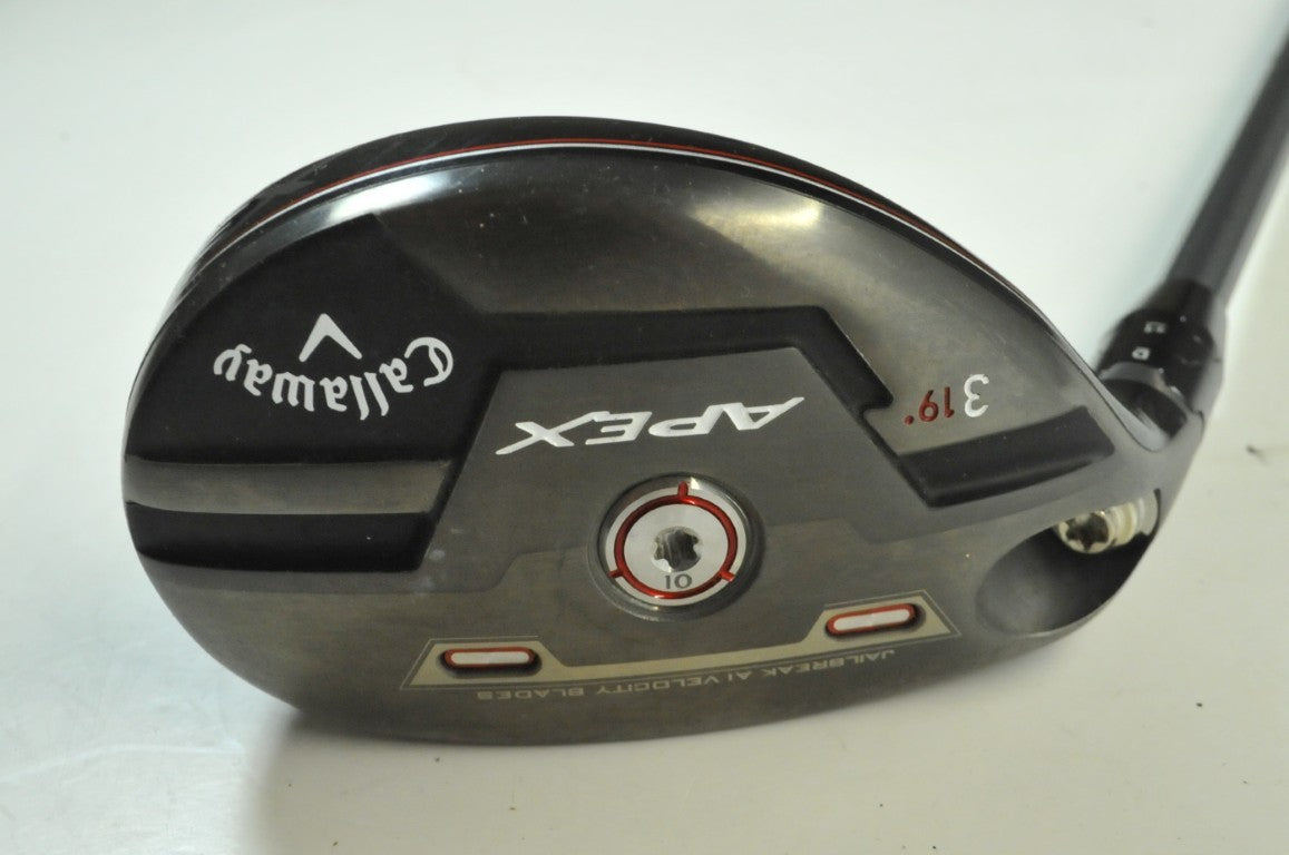 LEFT HANDED Callaway Apex 21 3-19* Hybrid Senior Flex Kuro Kage Graphite #190123