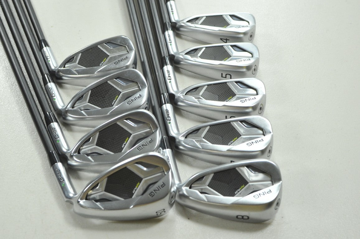 Ping G430 4-W,45*,50* Iron Set Senior Flex Green Dot RH Alta CB Graphite #211996