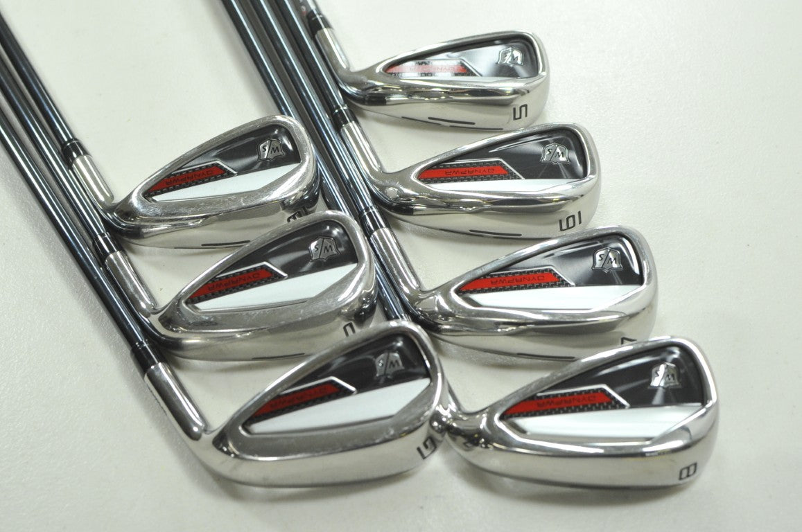 Wilson Dynapower 2023 5-PW,GW Iron Set Senior Flex Recoil Dart Graphite # 210968