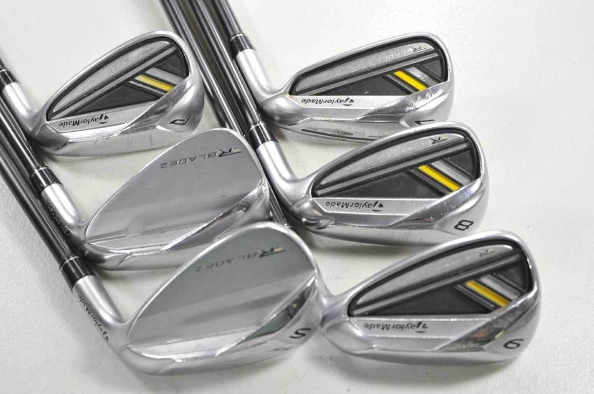 TaylorMade RocketBladez 7-PW,AW,SW Iron Set Ladies Flex RH 45g Graphite # 214403
