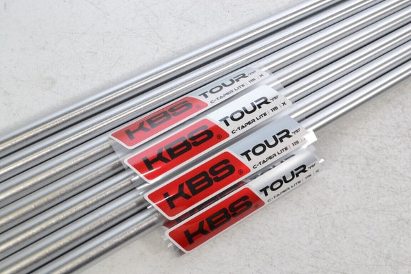 NEW UNCUT KBS Tour C-Taper Lite Chrome 115 .355 X-Stiff 4-W Shaft Steel #169574