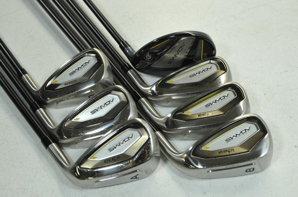 Adams Idea 2023 5H, 6-PW,AW Iron Set RH Regular Flex Helium F3 Graphite # 180678