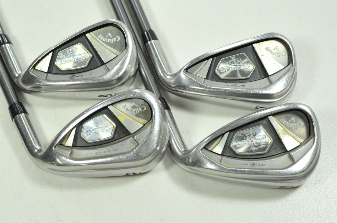 Callaway Rogue X 7-PW Iron Set Senior Flex Right Synergy 50g Graphite # 201768