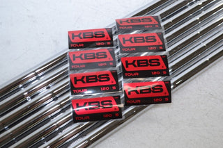 KBS Tour 120 Stiff 4 - W Iron Shaft Set Steel # 177460 - Golf Club Brokers