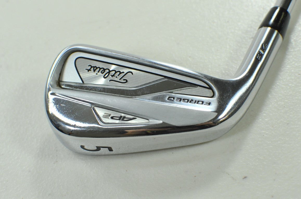 LEFT HANDED Titleist 718 AP2 Single 5 Iron Stiff Flex AMT S300 Steel # 204058