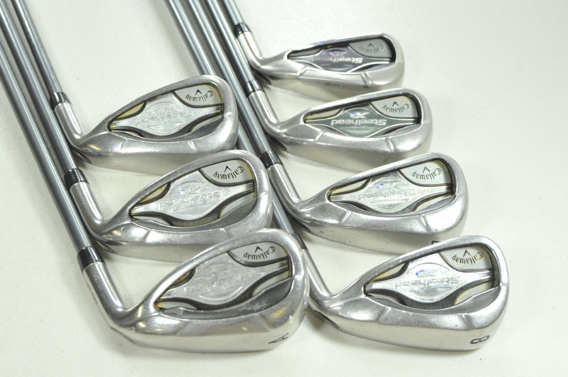Callaway Steelhead XR 5-PW,AW Iron Set Senior Flex Right F15 55g Steel # 207444