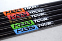 KBS Tour Custom Black 130g X Stiff Flex Wedge Shaft .355 Choose Label Color - Golf Club Brokers