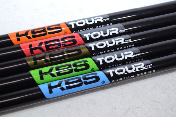 KBS Tour Custom Black 130g X Stiff Flex Wedge Shaft .355 Choose Label Color - Golf Club Brokers