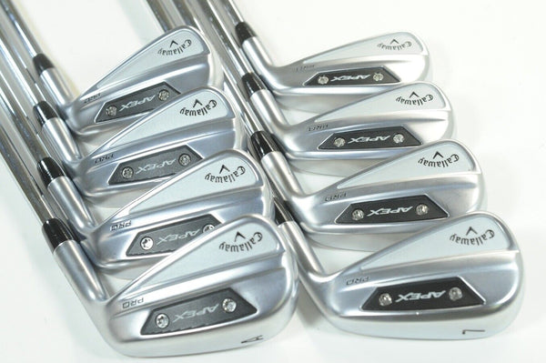 Callaway Apex Pro 2024 4-PW,AW Iron Set Right Stiff Flex NS Pro Steel # 185324