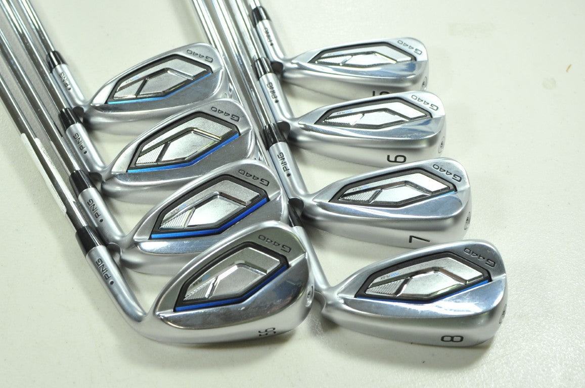 Ping G440 5-W,UW,56* Iron Set Regular Flex Black Dot Right AWT 3.0 Steel #205422