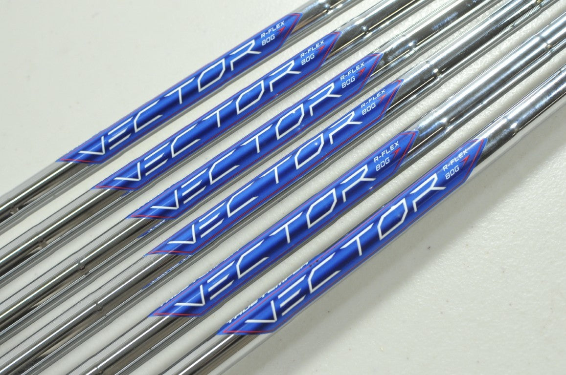 True Temper Vector Regular Flex 80g Iron Shaft Set .370 6pc 37