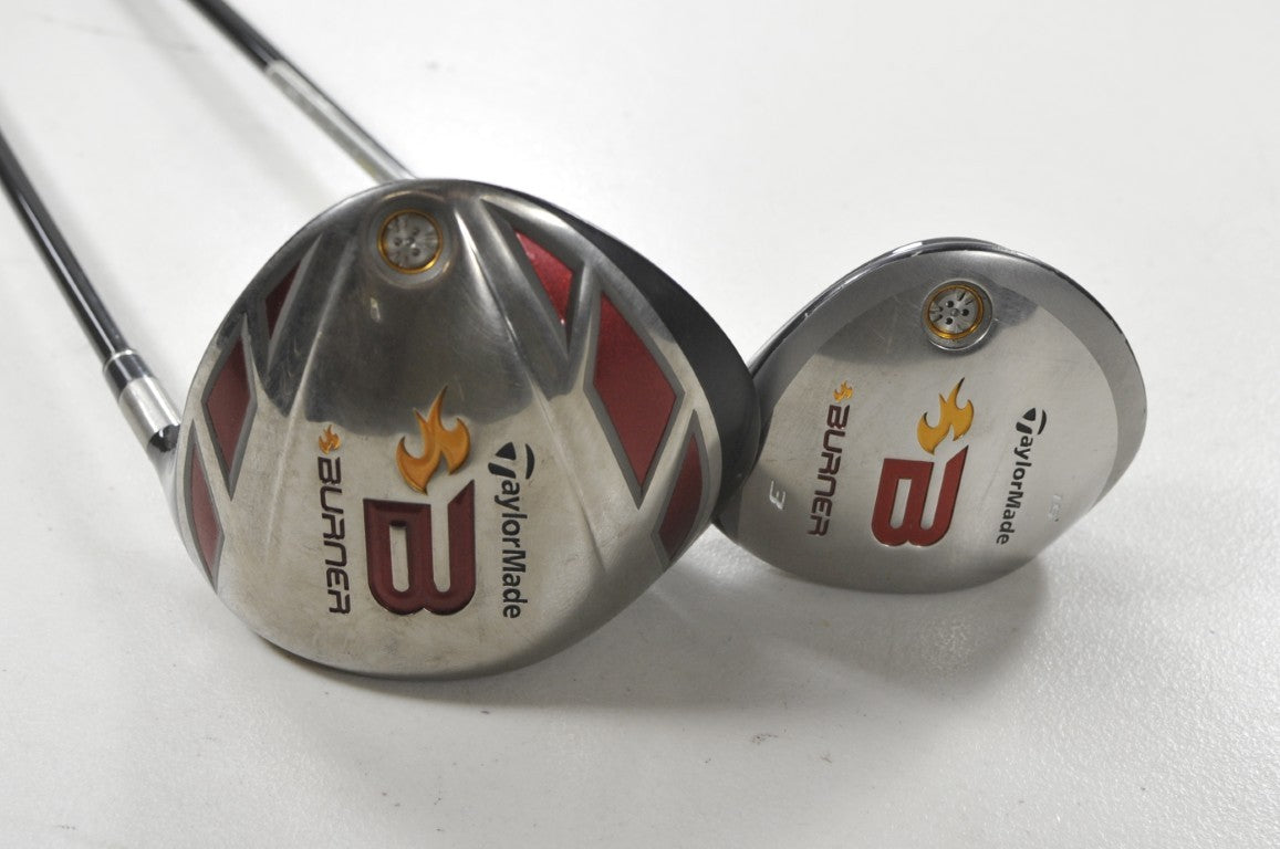 TaylorMade Burner 2009 9.5* Driver and 3-15* Fairway Wood Set Stiff Flex #215001
