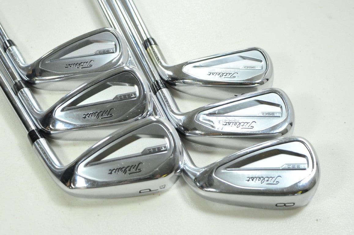 Titleist T350 2023 6-PW,48* Iron Set Regular Flex RH AMT Red R300 Steel # 198667