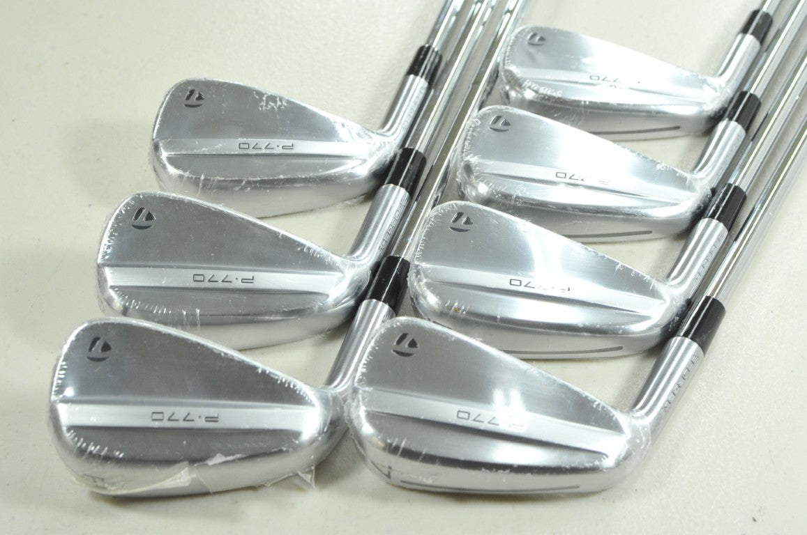 LEFT HANDED TaylorMade P770 2025 4-PW Iron Set Stiff Flex DG S300 Steel #208169