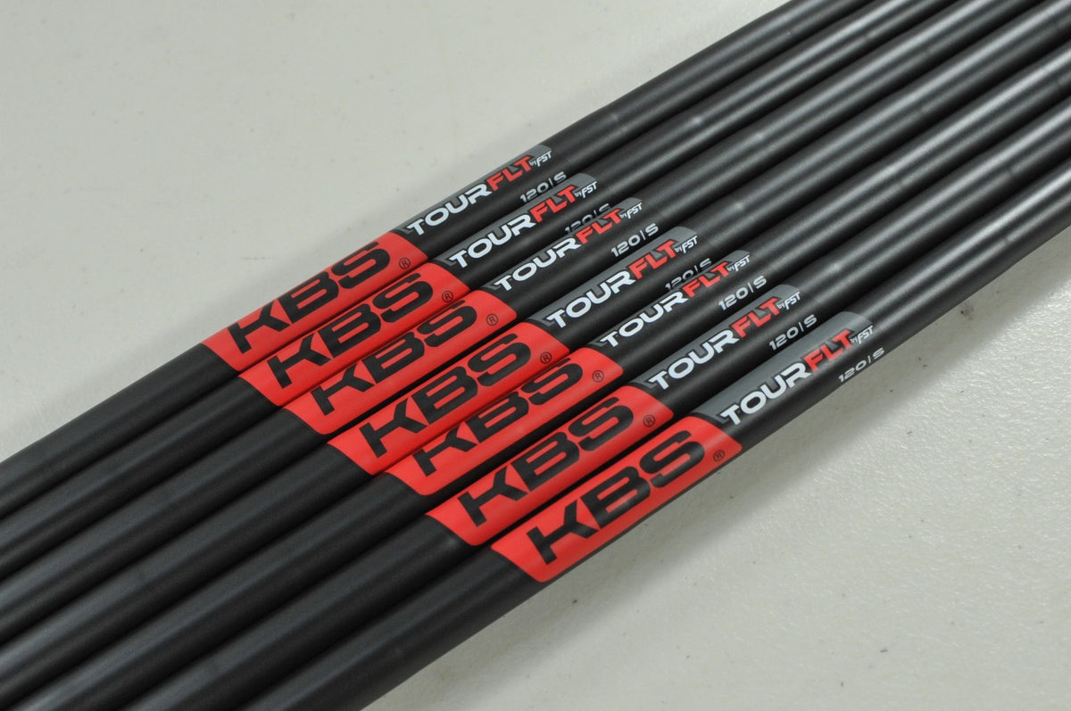 NEW KBS Tour FLT Black 120G Stiff Single 5 Iron Shaft Set Steel Taper .355