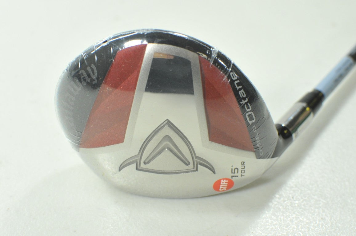 LEFT HANDED Callaway Diablo Octane Tour 15* Fairway Wood Stiff Graphite #210833
