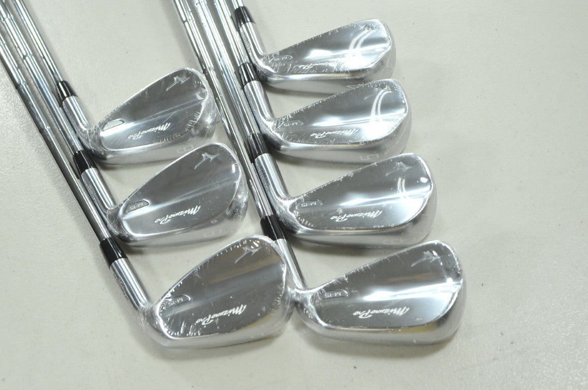 Mizuno Pro M-15 4-PW Iron Set Stiff Flex Right AMT Silver Steel NEW!  # 211755