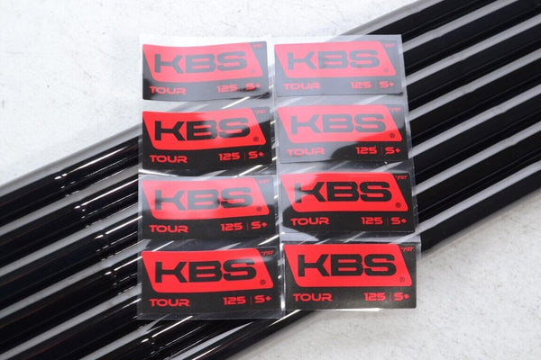 NEW UNCUT KBS Tour 125 Stiff Plus Black 4 - W Shaft Right Steel # 170096 - Golf Club Brokers