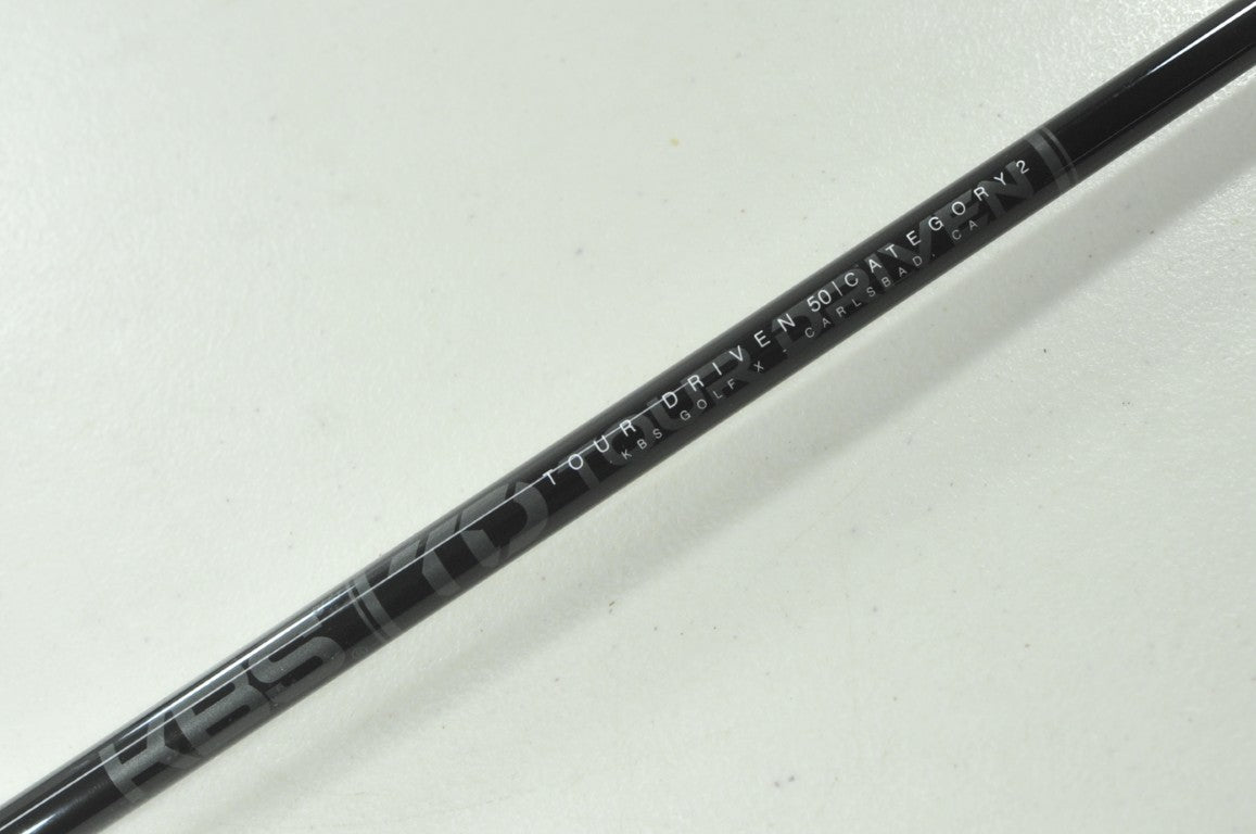 KBS TD Tour Driven Black 50g Cat 2 Regular Flex TaylorMade Driver Shaft # 210859