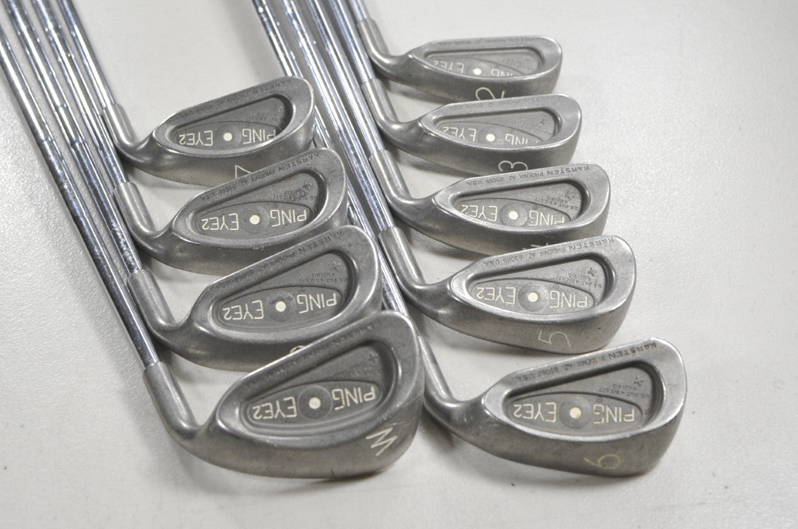 Ping Eye 2+ 2-W Iron Set Stiff Flex White Dot Right KT-M Steel  # 215316