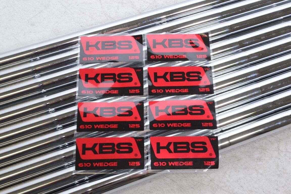 KBS 610 120g/125g Chrome Finish Stiff/Stiff Plus flex .355 Choose Flex