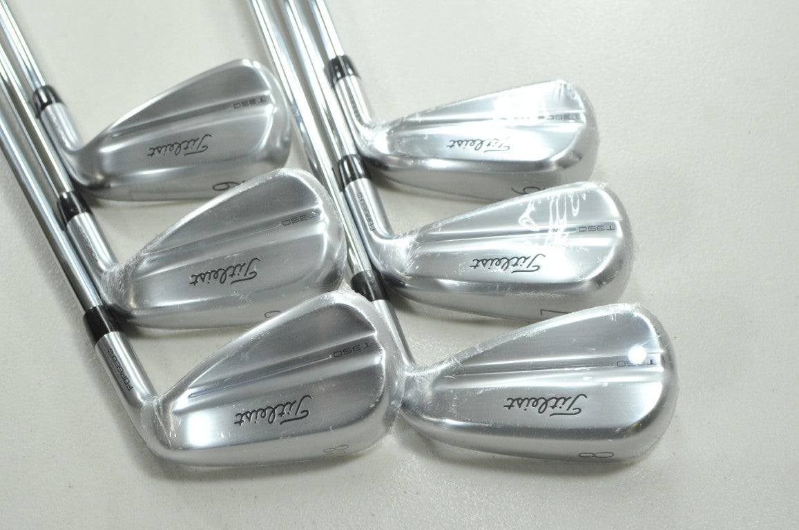 Titleist T350 2025 6-PW,48* Iron Set Stiff Flex Right AMT Red Steel # 210676