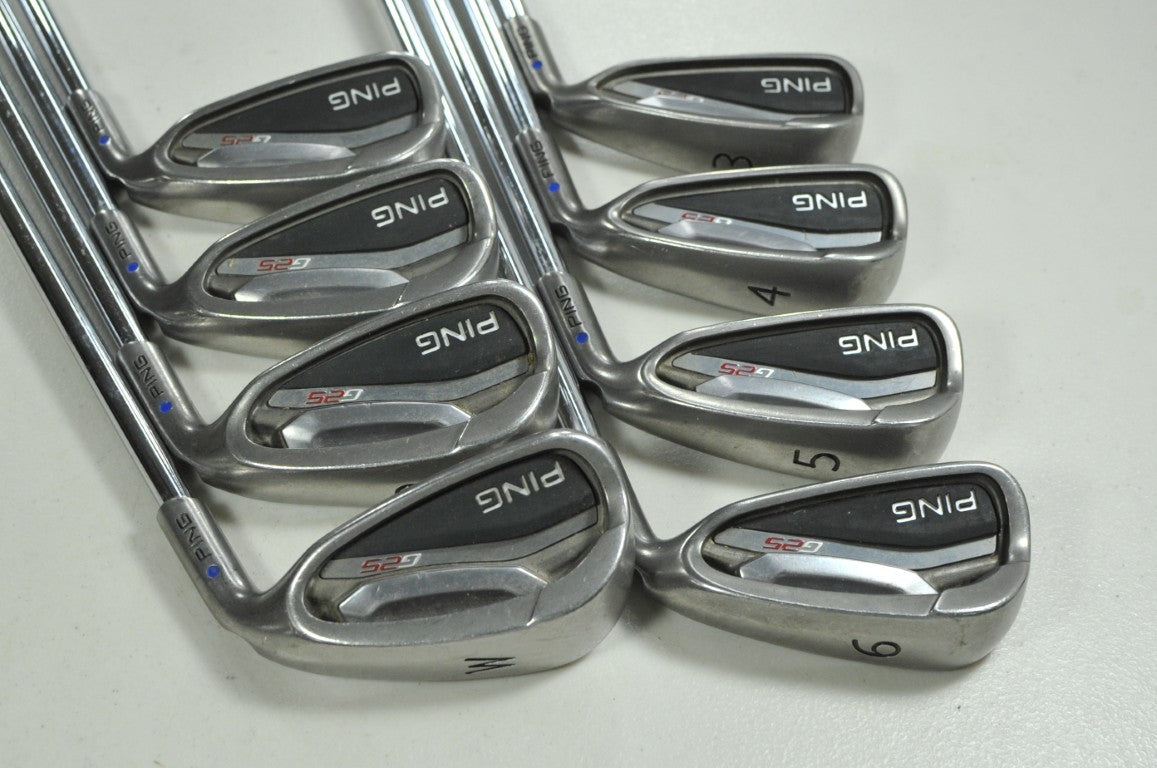Ping G25 3-W Iron Set Senior Flex Blue Dot Right CFS Steel # 204698