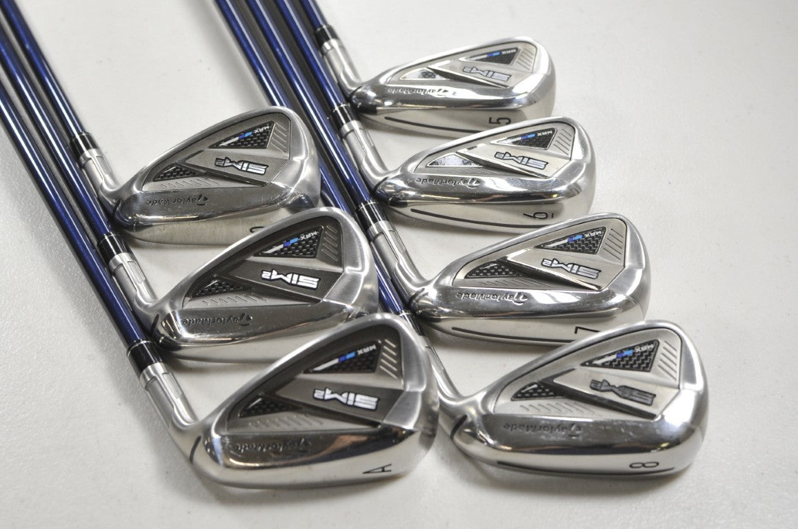 TaylorMade SIM2 Max 5-PW,AW Iron Set Regular Flex RH Ventus 6 Graphite # 216117