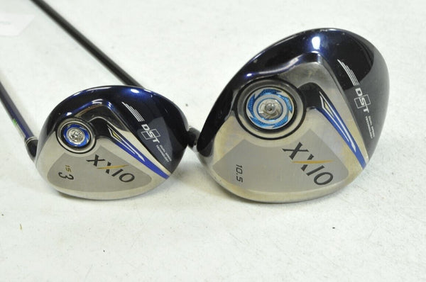 XXIO Nine 9 10.5* Driver and 3 - 15* Fairway Wood Set Right Stiff Flex # 179586 - Golf Club Brokers