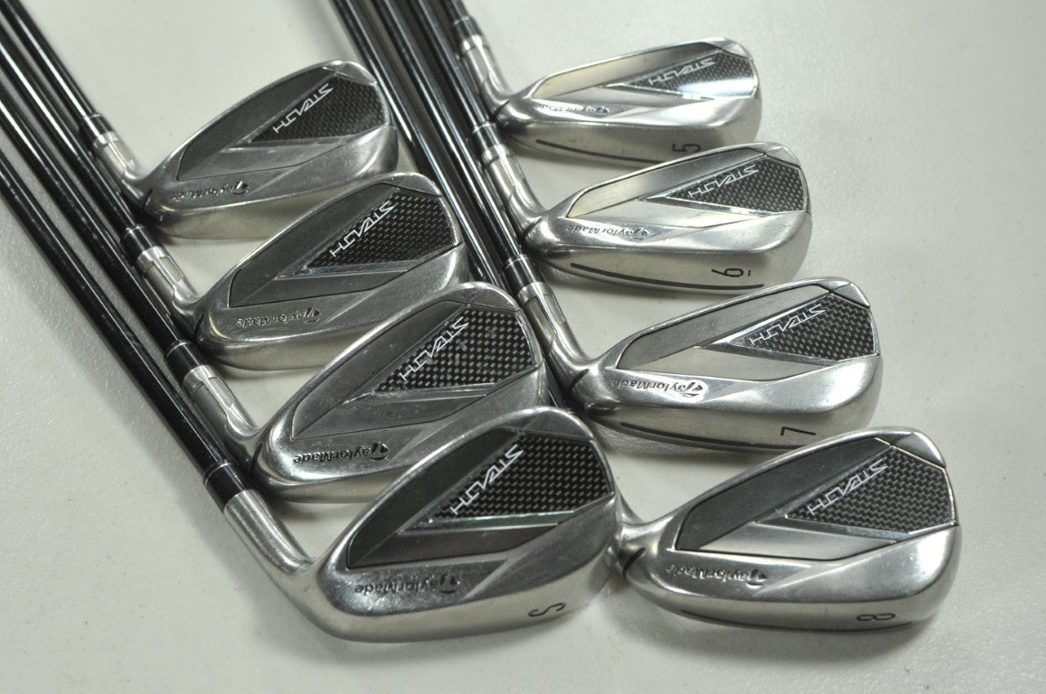 TaylorMade Stealth 5-PW,AW,SW Iron Set Regular Flex RH Ventus Graphite # 212289