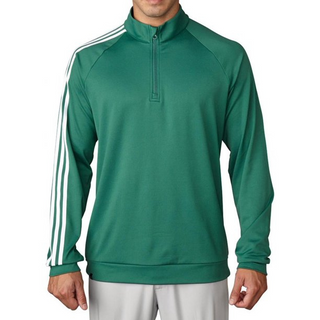 Buy green Adidas 3 Stripes 1/4 Zip Pullover Jacket
