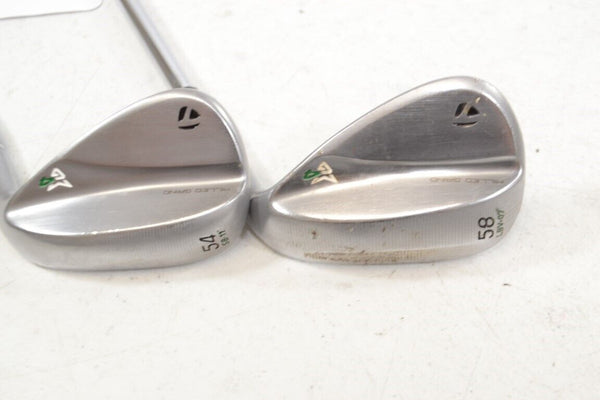 TaylorMade Milled Grind 4 Satin 54*, 58* Wedge Set Right DG Stiff Steel # 178543