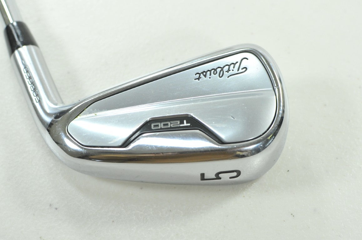 Titleist T200 2021 Single 5 Iron Stiff Flex Right AMT Black S300 Steel # 206711