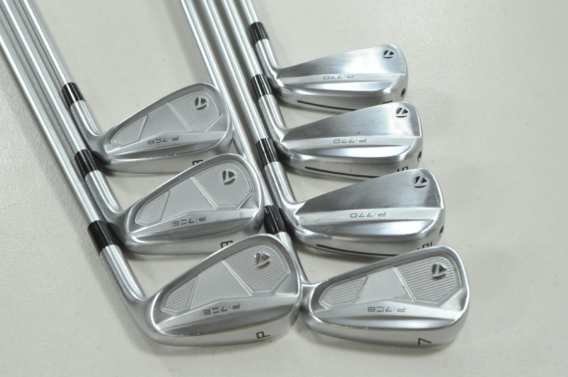 TaylorMade P7CB/P770 2025 4-PW Iron Set X-Stiff Right KBS Tour Steel # 211896