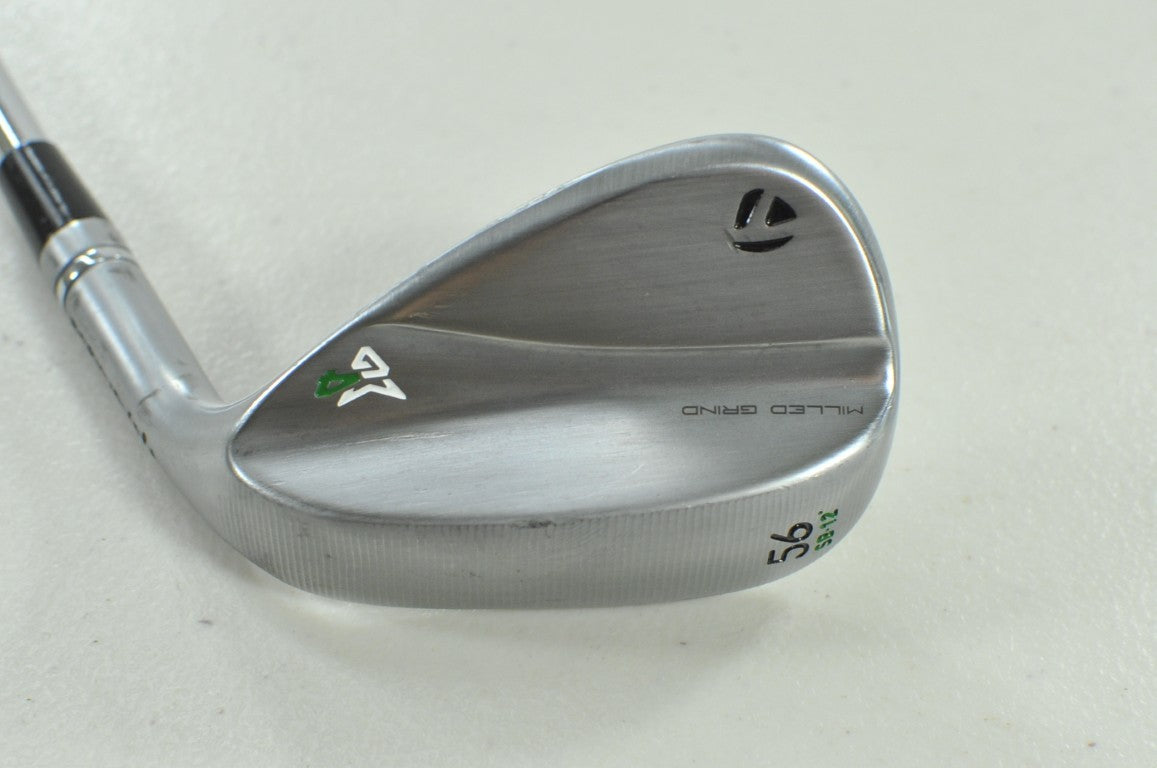 TaylorMade Milled Grind 4 Satin 56*-12 Wedge Right DG Wedge Flex Steel # 207556