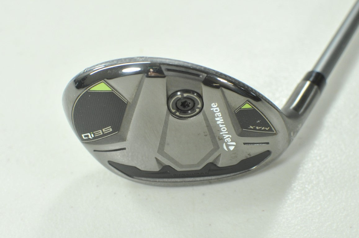 LEFT HANDED TaylorMade Qi35 Max Rescue 4-23* Hybrid Regular Flex 50g  #211677