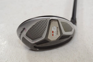 LEFT HANDED TaylorMade M6 Rescue 4 - 22* Hybrid Senior Flex Atmos Graphite #178361 - Golf Club Brokers