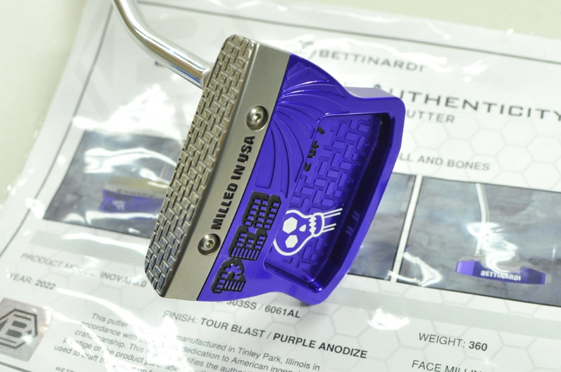 Bettinardi Inovai 8.0 Purple Anodize PEZ Skull and Bones #2 of 7 Putter  #202775