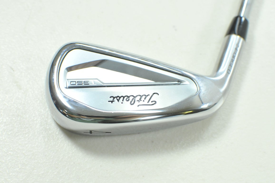 LEFT HANDED Titleist T350 2023 Single 4 Iron Regular Flex AMT R300 Steel #212719