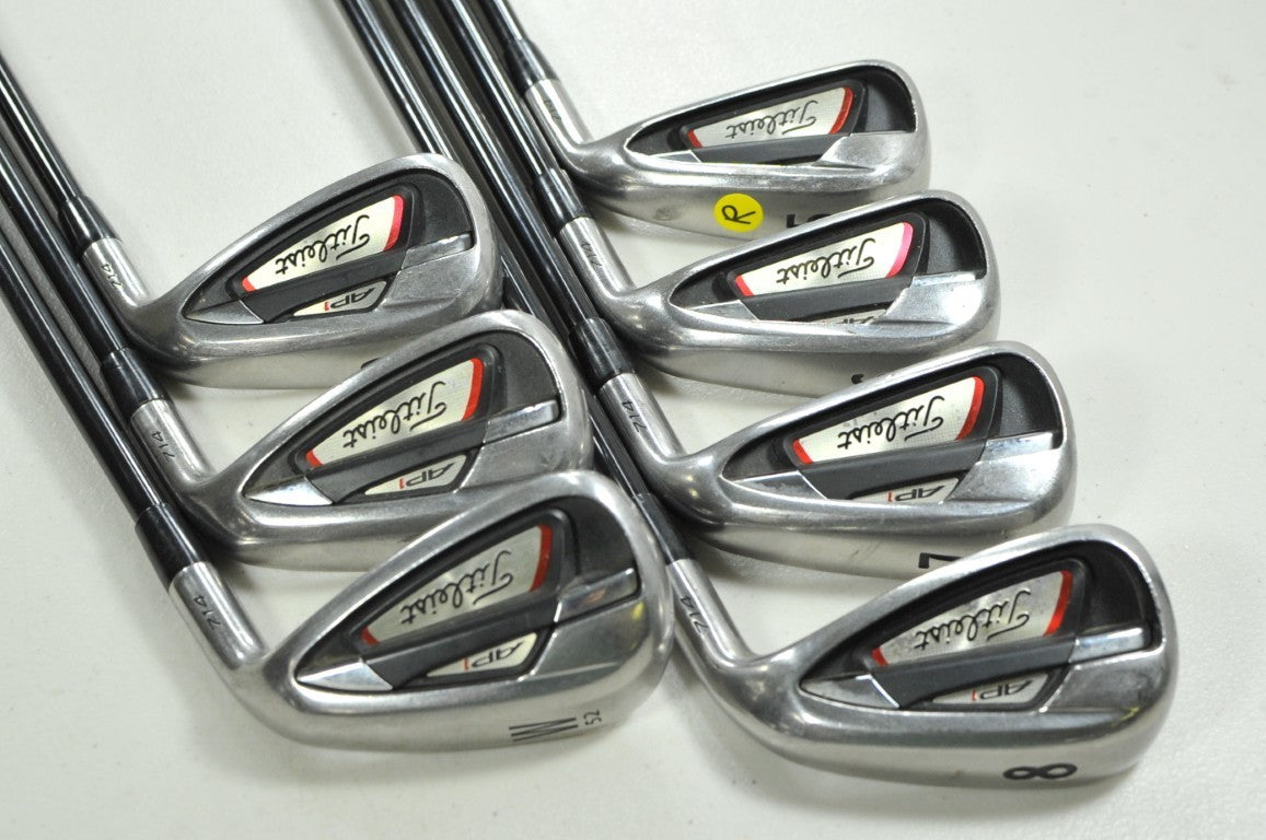 Titleist 714 AP1 5-PW,52* Iron Set Regular Flex Right 65g Graphite # 200616